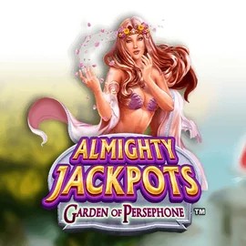 Almighty Jackpots: Garden of Persephone by Novomatic, showcased at ggransino.com – game logo