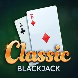 Classic Blackjack logo by Red Tiger Gaming at Gransino Casino