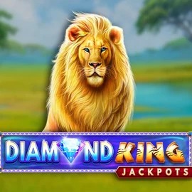 Jackpots logo of Diamond King Jackpots from SpinPlay Games at Gransino Casino