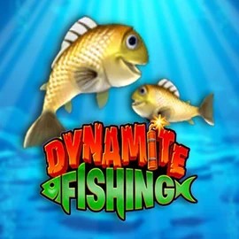 Dynamite Fishing slot logo by Inspired Gaming at Gransino Casino