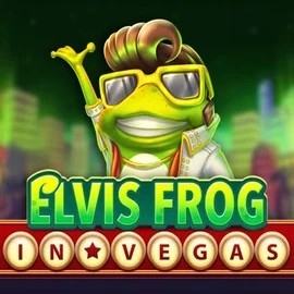 Official Slots logo: Elvis Frog In Vegas by BGAMING at Gransino Casino