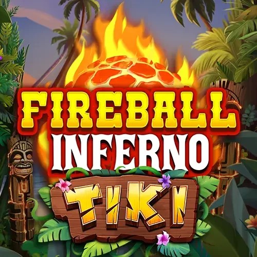 Fireball Inferno Tiki online game logo by NetEnt on ggransino.com