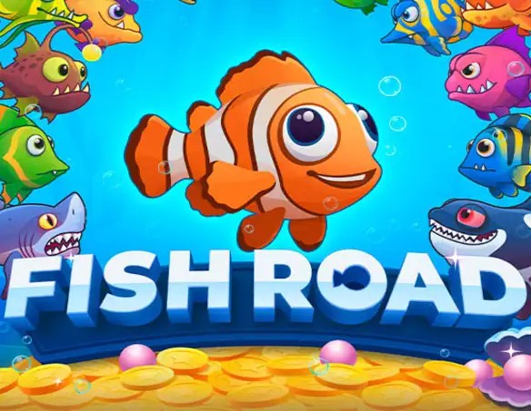 Fish Road slot icon by InOut, available at Gransino Casino