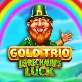 Gold Trio Leprechaun's Luck logo by Playtech at Gransino Casino