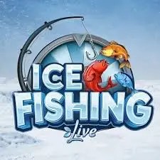 Ice Fishing Live slot icon by Evolution, available at Gransino Casino