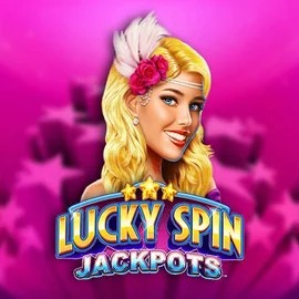 Lucky Spin Jackpots slot logo by Novomatic at Gransino Casino