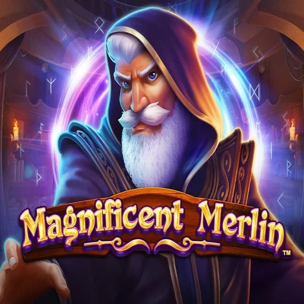 Magnificent Merlin by Greentube, showcased at ggransino.com – game logo