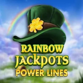 Rainbow Jackpots Power Lines logo by Red Tiger Gaming at Gransino Casino