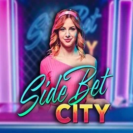 Side Bet City slot visual from Evolution available on ggransino.com