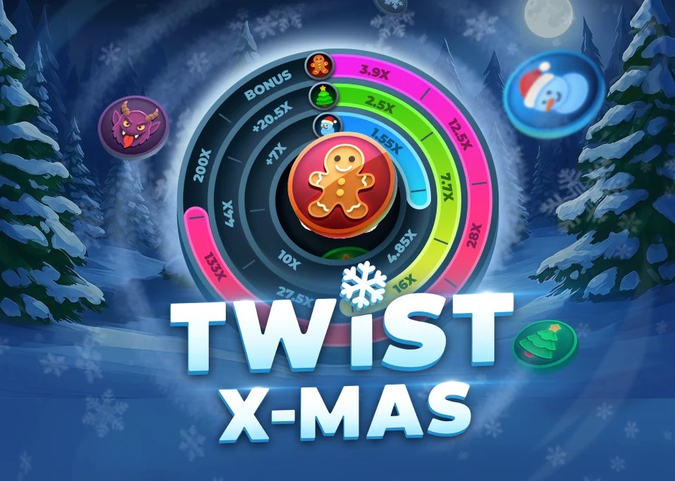 Twist X-mas by InOut, showcased at ggransino.com – game logo